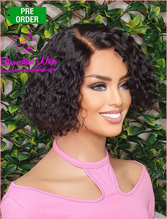 Madeline - Curly Blunt bob Brazilian Lace Closure Wig Sale-Wigs-www.brazilianweave.com-Brazilianweave.com