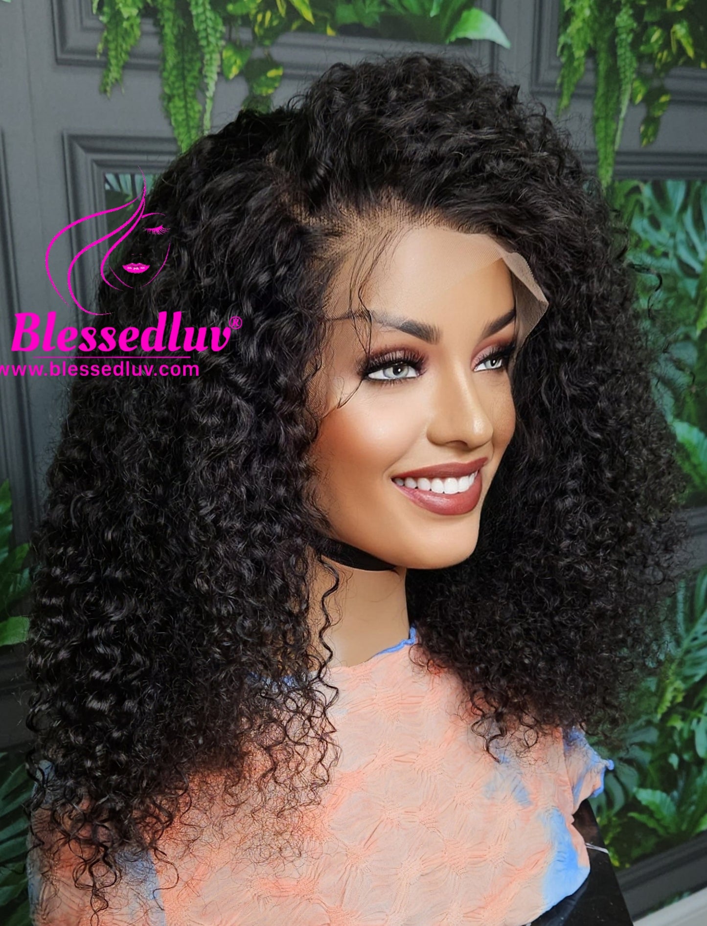 Gabriella 360 Frontal Curly Wig - Affordable Collection - SALE-WIG-Blessedluv.com-Brazilianweave.com