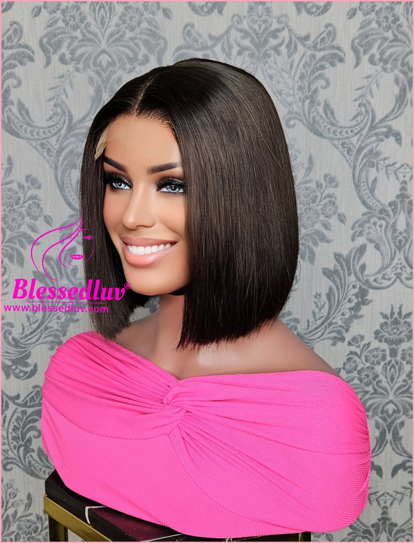 Wholesale Julie - 4x4 Double Drawn Lace Glueless Closure HD Wig - Wholesale-Wig-Blessedluv.com-Brazilianweave.com