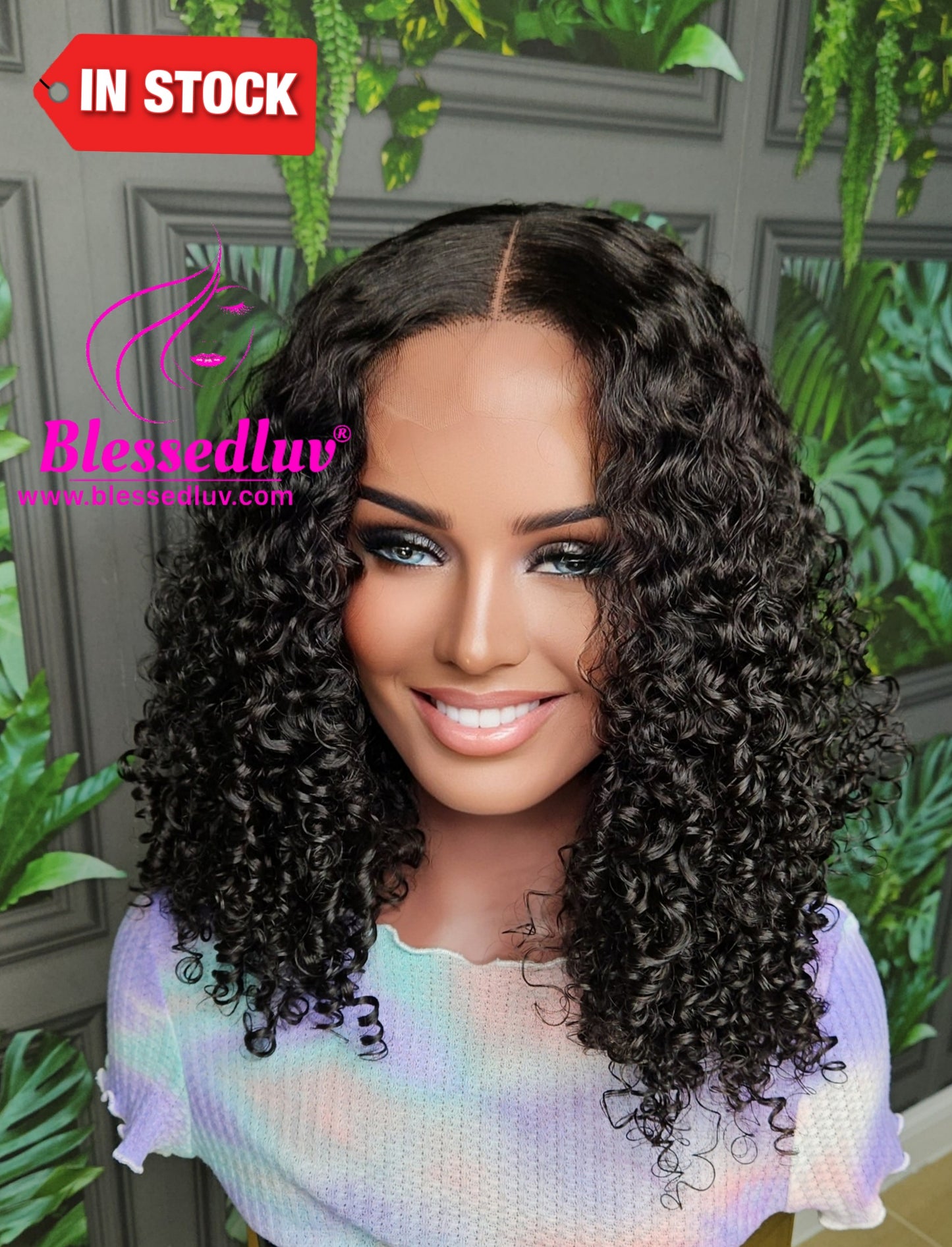 Amy in Destiny Curls - Raw Curly Hair HD Lace Closure Wig - SALE-WIG-www.blessedluv.com-Brazilianweave.com