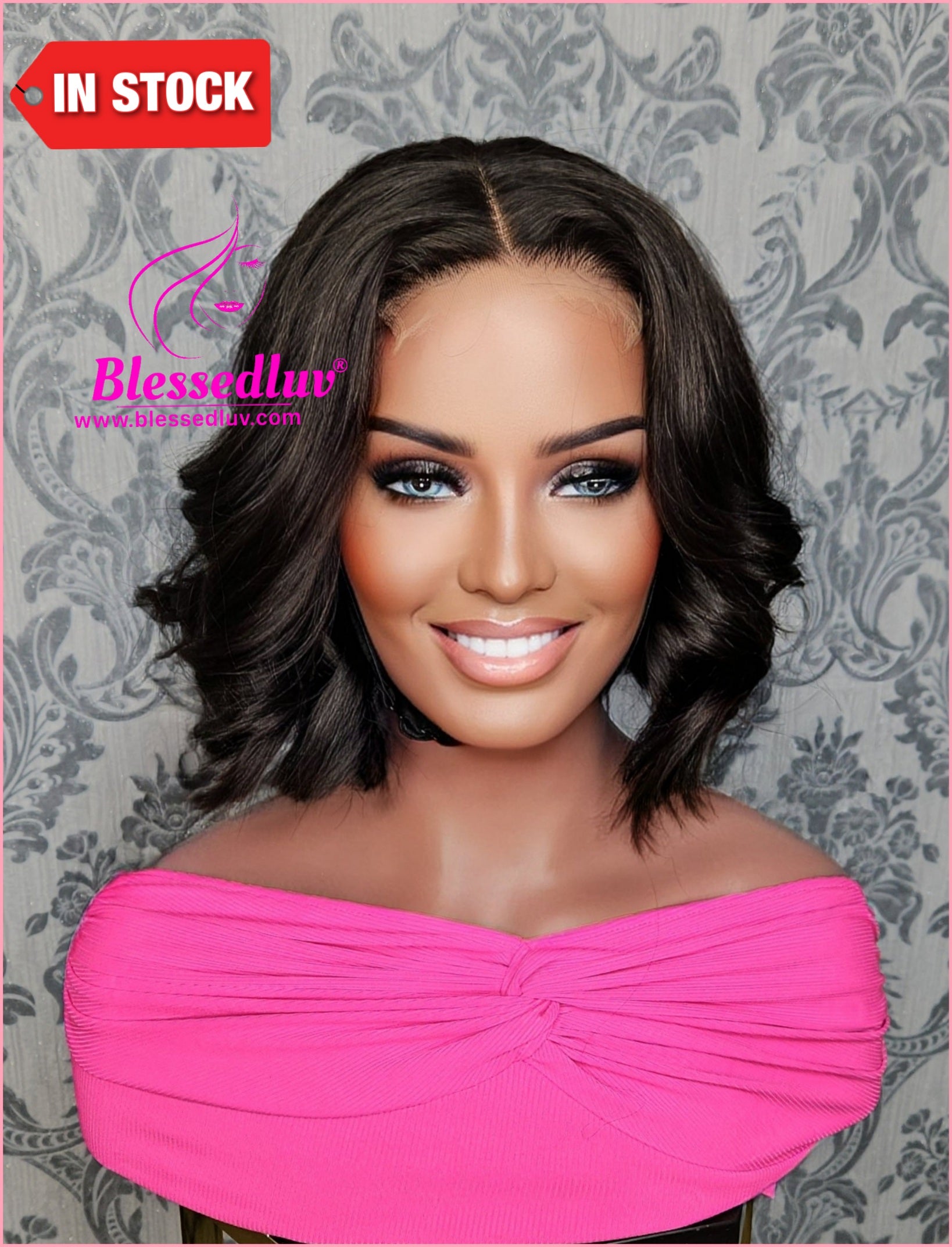 Amanda - 4x4 Double Drawn Lace Glueless Closure HD Wig - SALE-Wig-Blessedluv.com-Brazilianweave.com