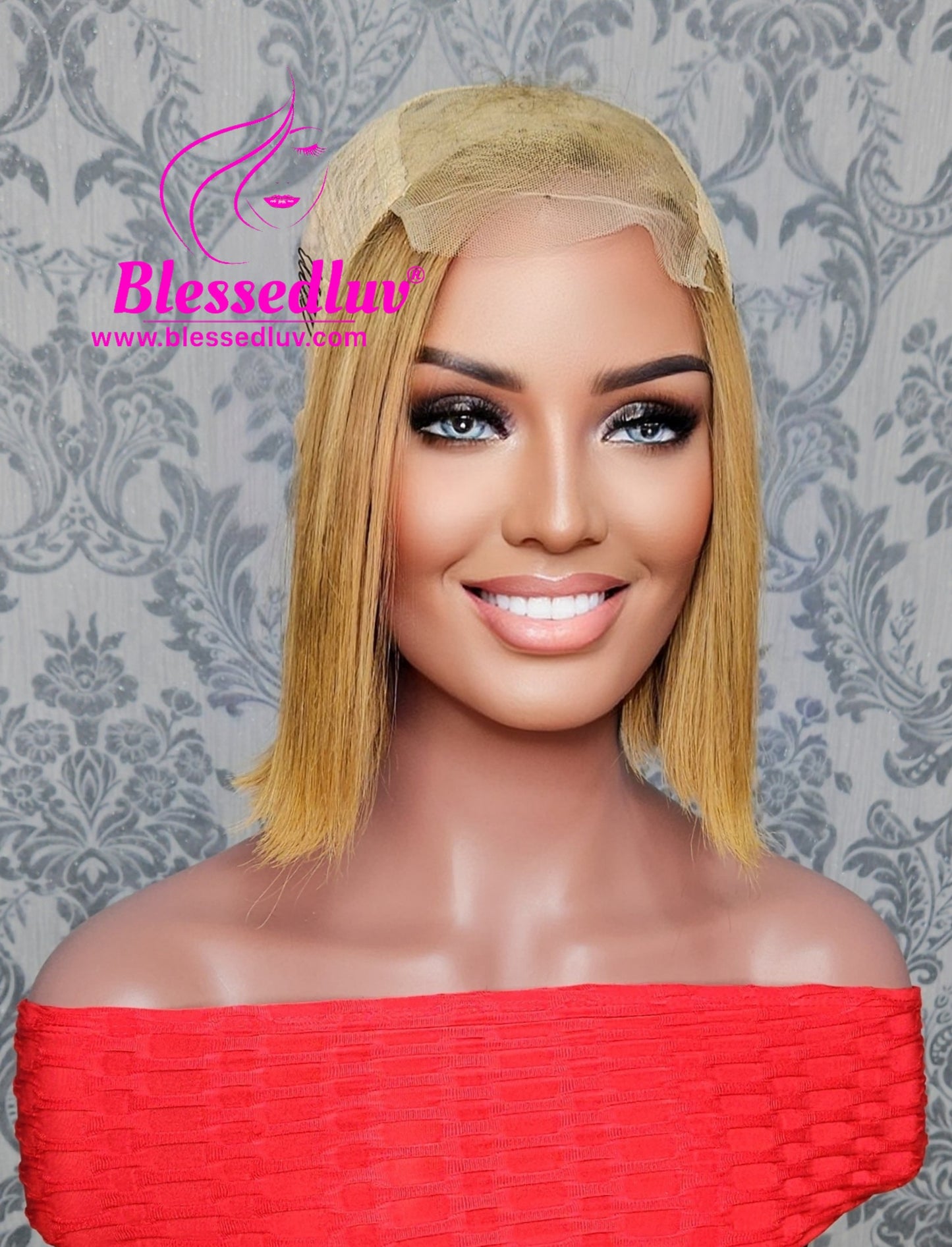 Louisa - Balayage Highlights Lace Closure Wig - Stock-Wigs-www.blessedluv.com-Brazilianweave.com