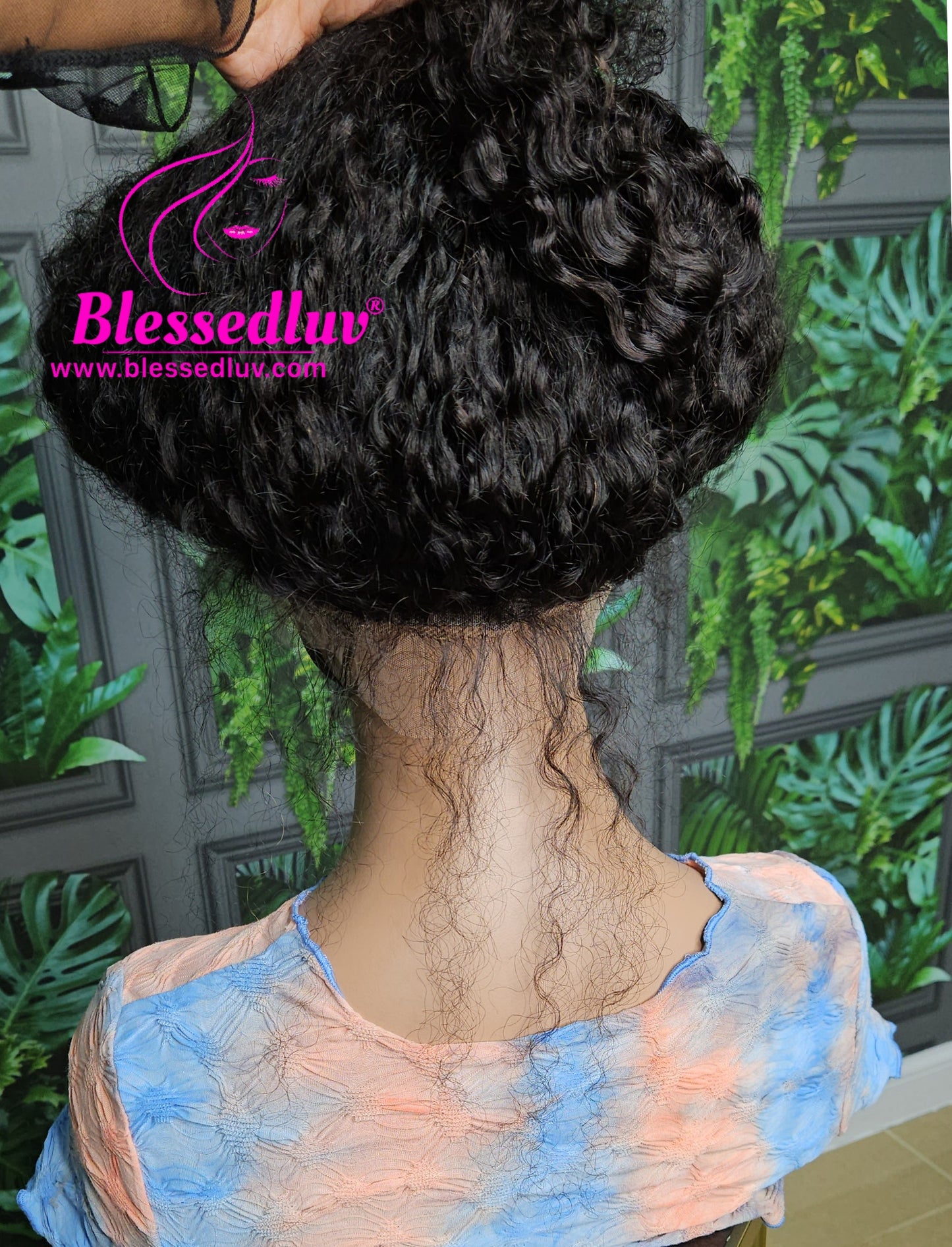 Gabriella 360 Frontal Curly Wig - Affordable Collection - SALE-WIG-Blessedluv.com-Brazilianweave.com