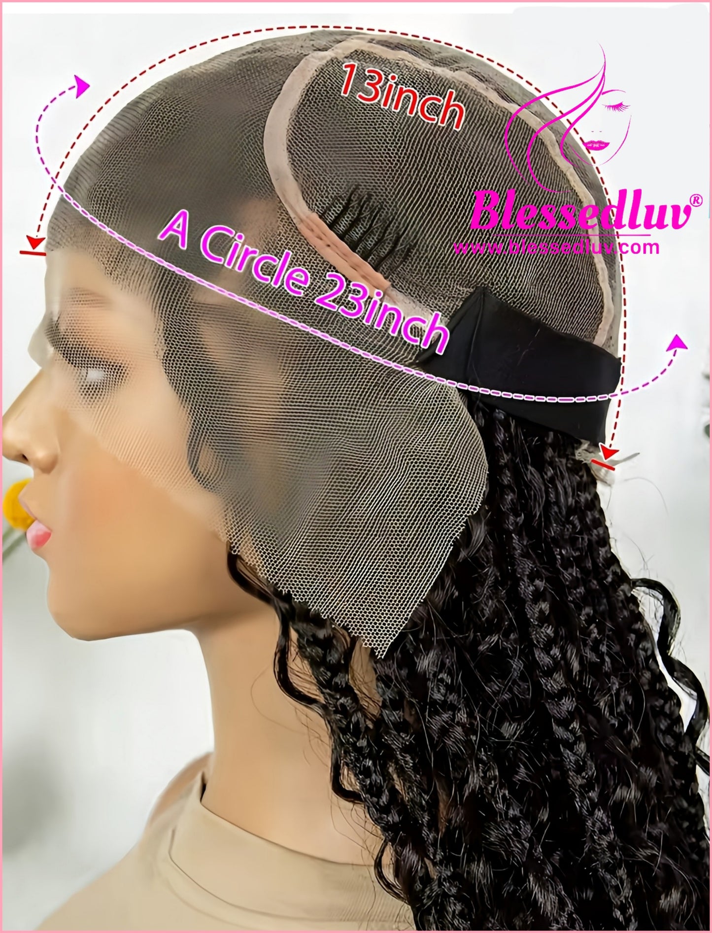 Boho Braided Full Lace Wig - Synthetic Hair-Blessedluv.com-Brazilianweave.com