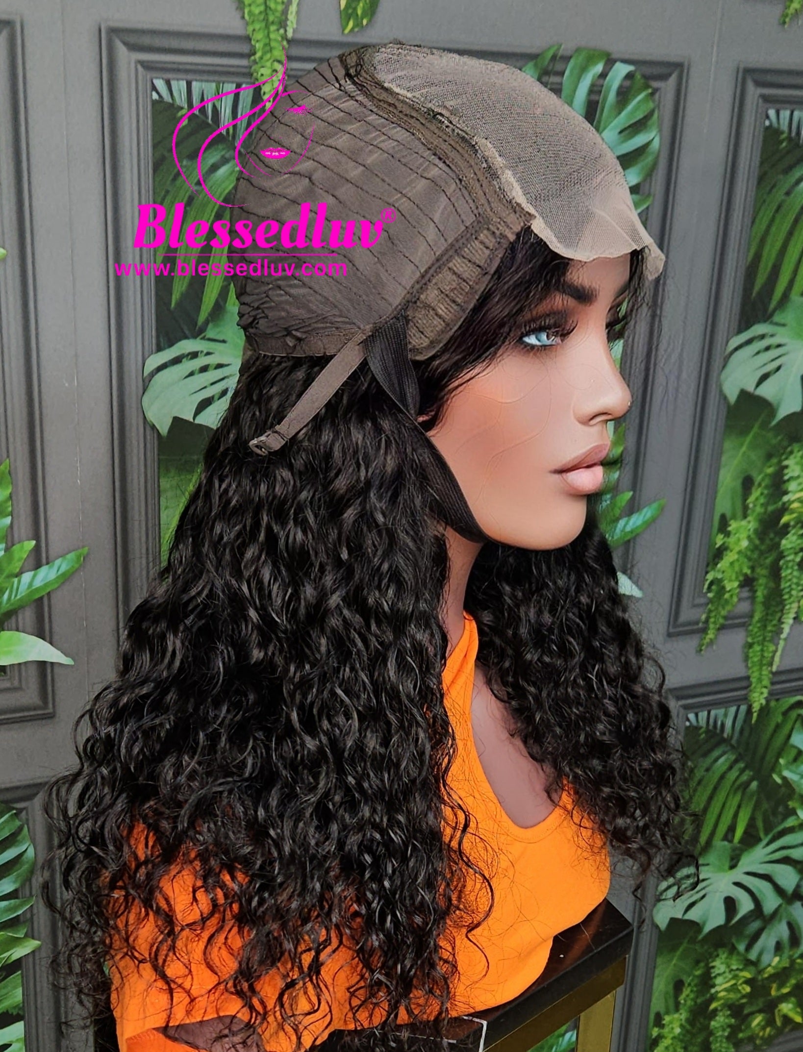 Celeste - 5x5 Glueless Curly Closure Wig-Wigs-www.blessedluv.com-Brazilianweave.com