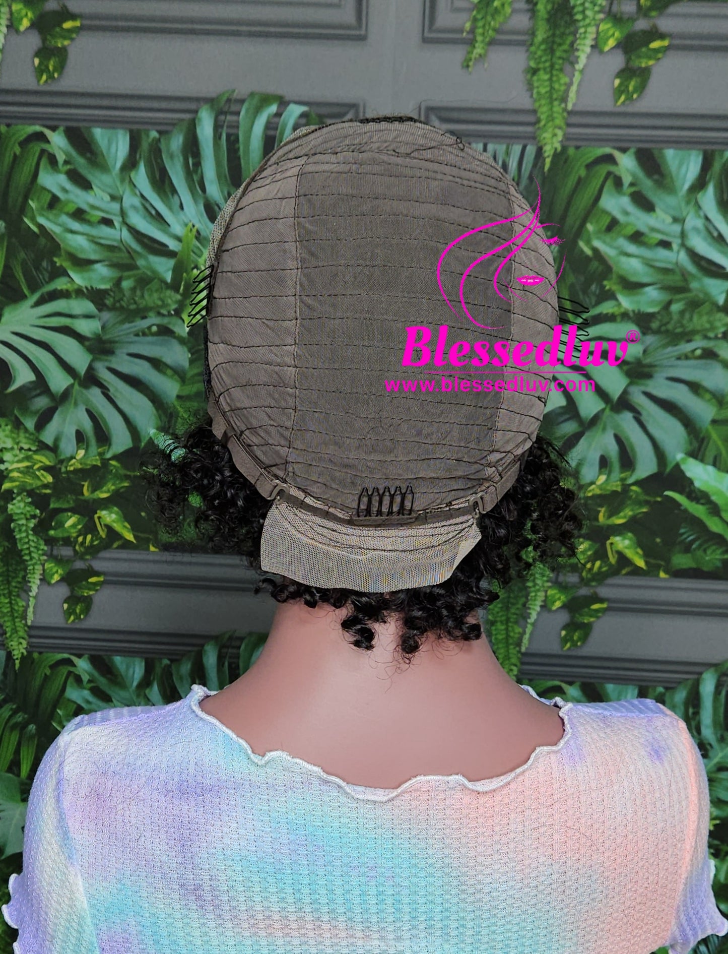 Imami - Braided Glueless Curly Frontal Wig - Affordable Collection - Stock-Wigs-www.blessedluv.com-Brazilianweave.com