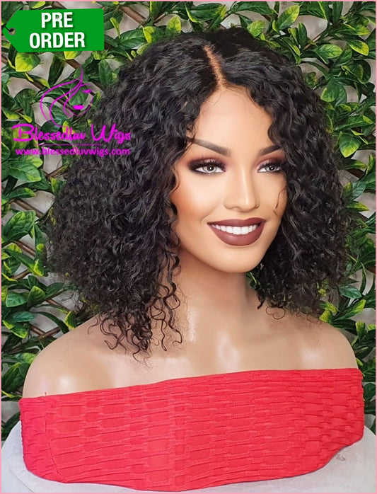 Liliana - Short Tight Curls Brazilian Lace Closure Wig Sale-Wigs-www.brazilianweave.com-Brazilianweave.com