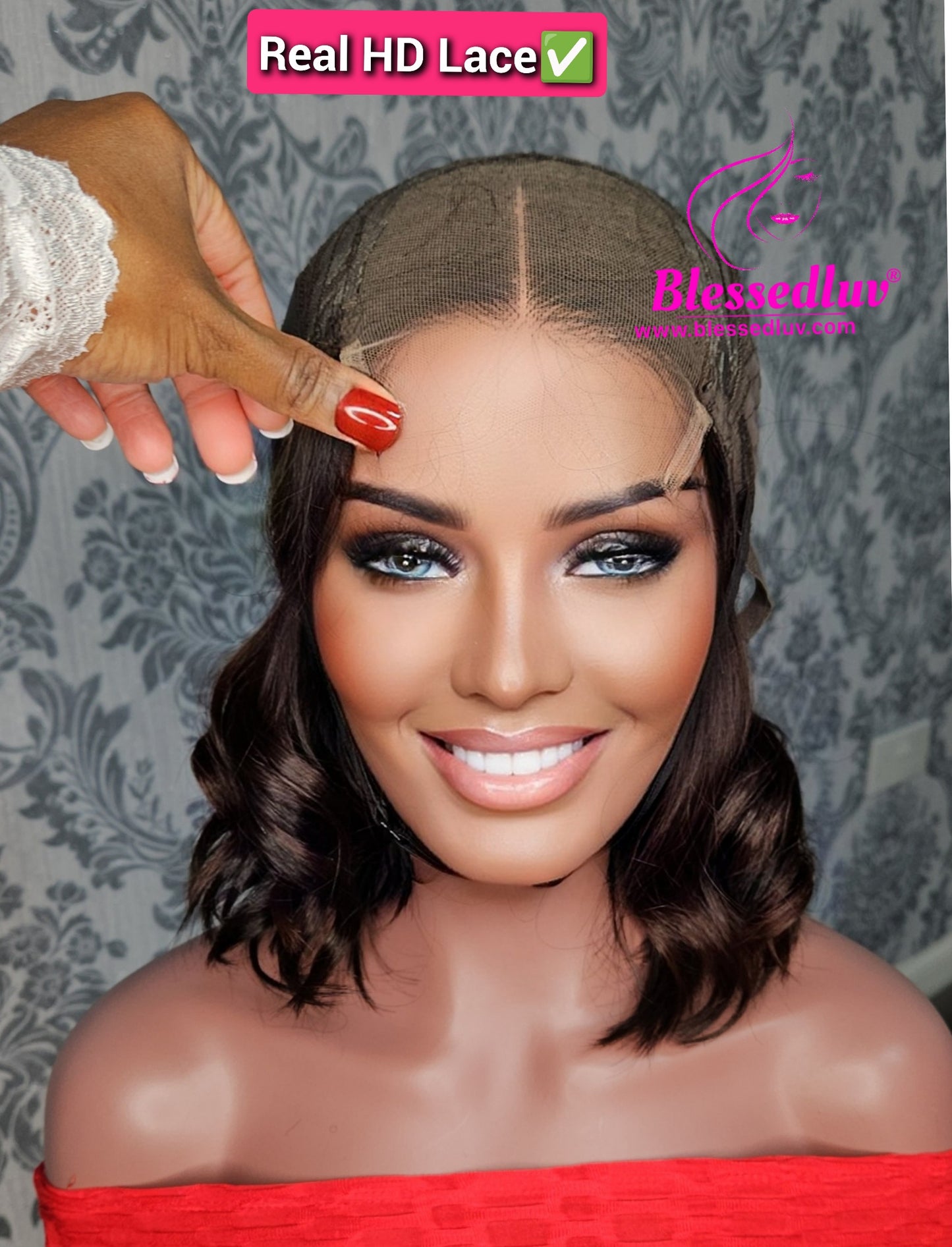 Vivian - 5x5 Double Drawn Lace Glueless Closure Wig-Wig-Blessedluv.com-Brazilianweave.com