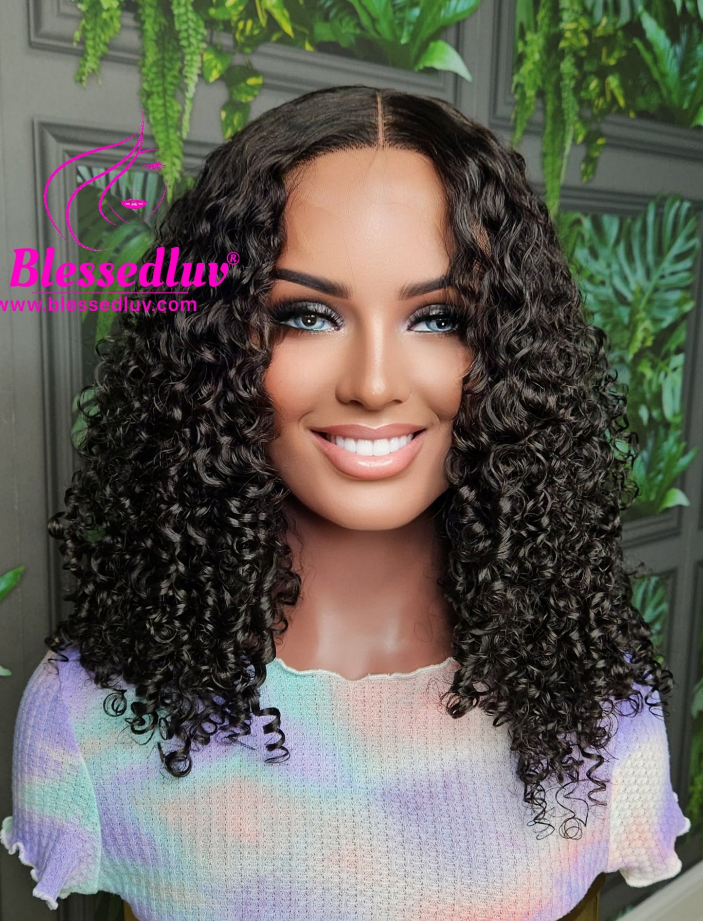 Amy in Destiny Curls - Raw Curly Hair HD Lace Closure Wig - SALE-WIG-www.blessedluv.com-Brazilianweave.com