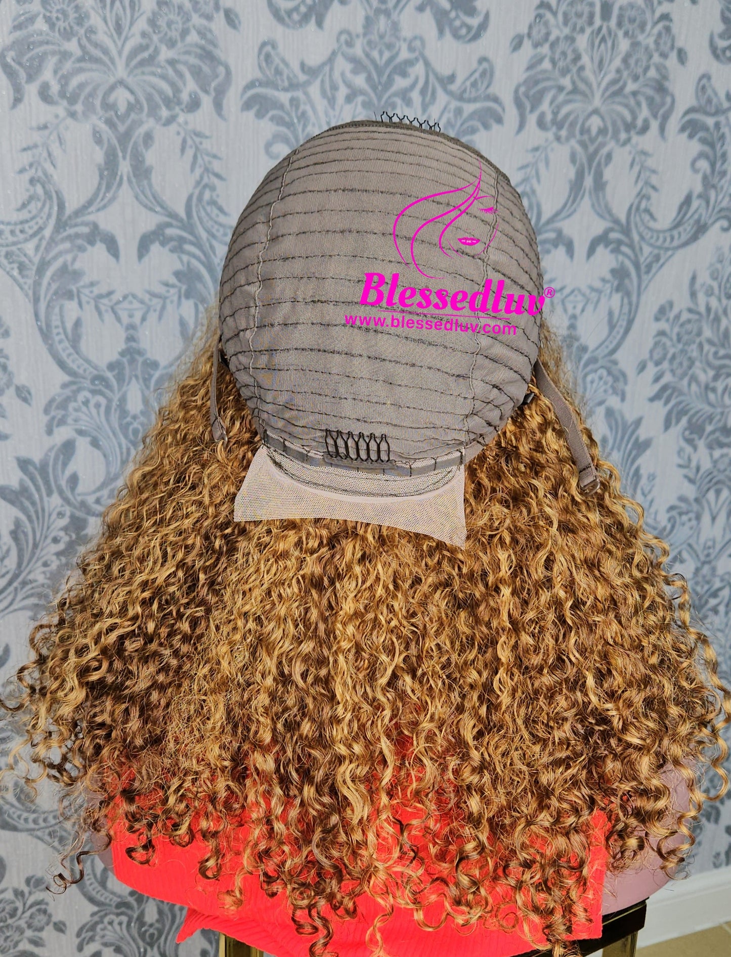 Claudia - Luxury 2 -In-1 Afro Curls Lace Closure Wig-WIG-www.blessedluv.com-Brazilianweave.com