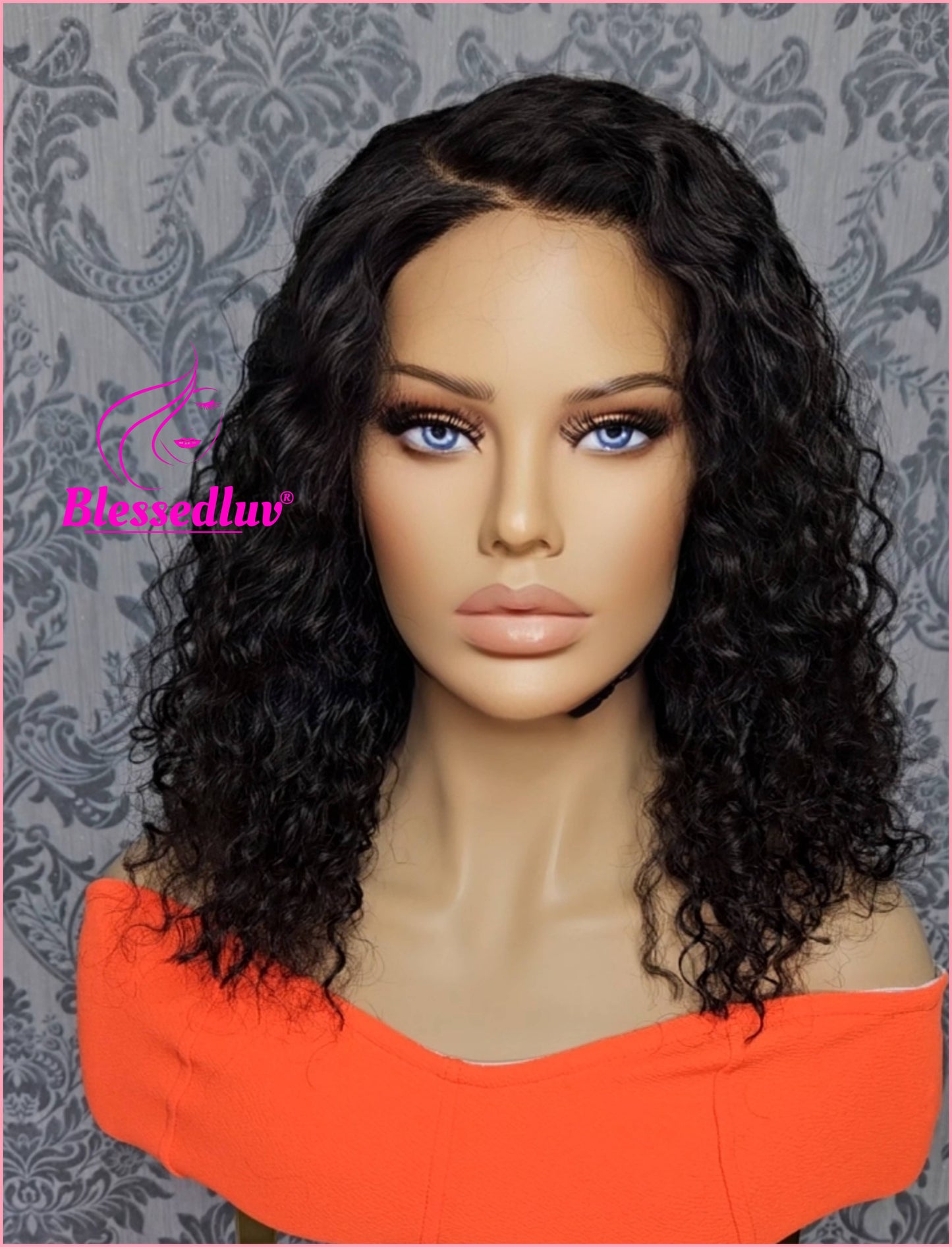 Lacey - Lacey - HD Lace Natural Curly Frontal Wig - Sale-WIG-Blessedluv.com-Brazilianweave.com