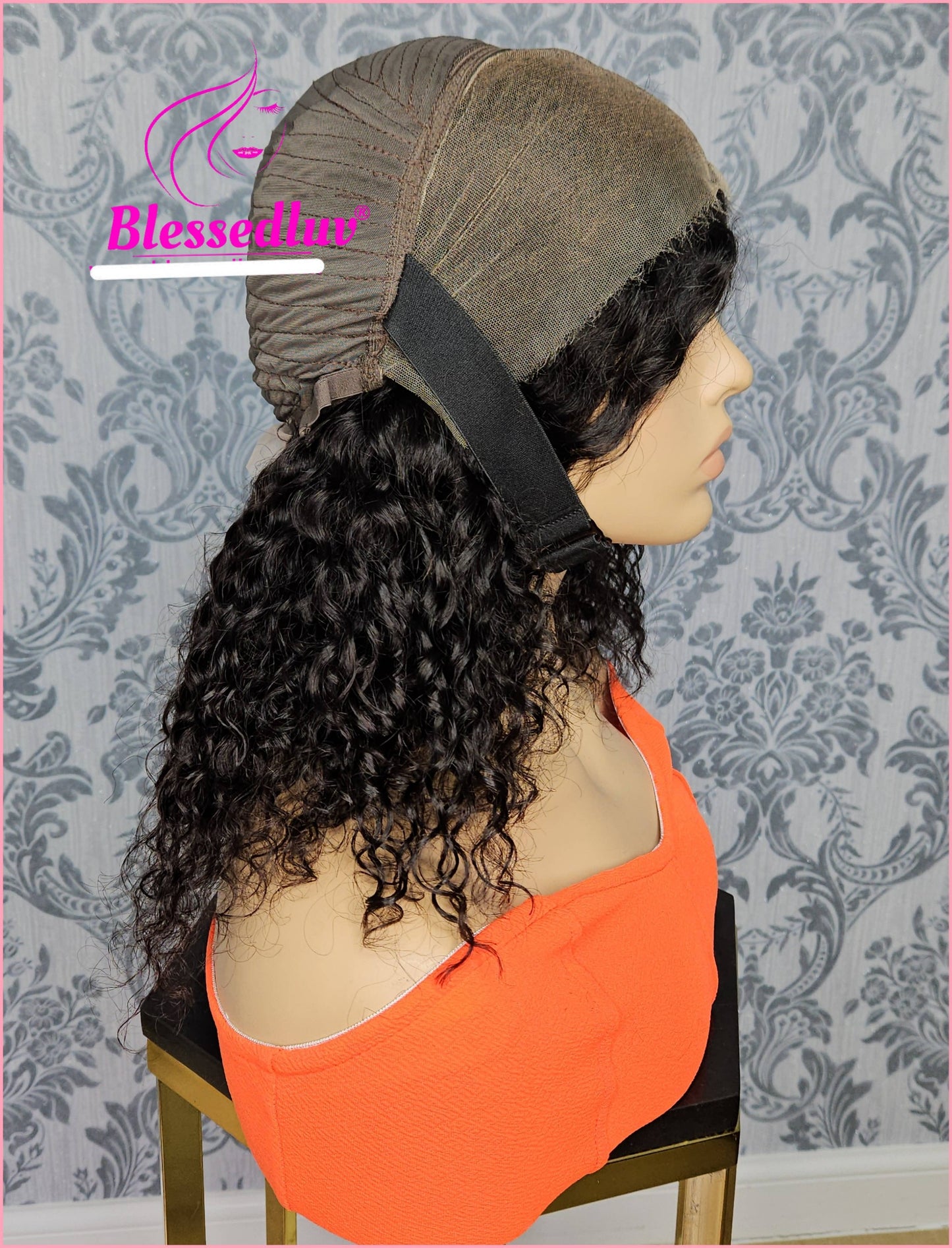 Lacey - HD Lace Natural Curly Frontal Wig - Sale-WIG-Blessedluv.com-Brazilianweave.com