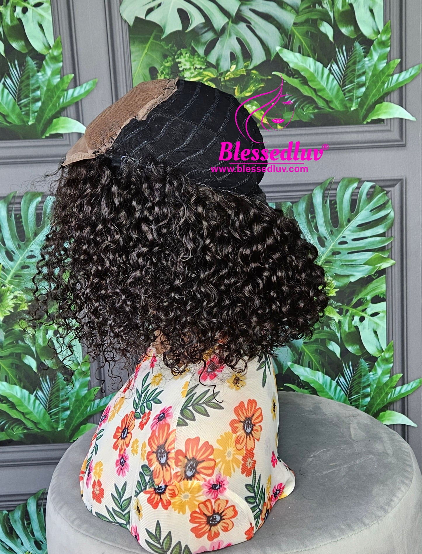 Cynthia - Raw Burmese Curly Closure Wig-Wigs-www.blessed.com-Brazilianweave.com