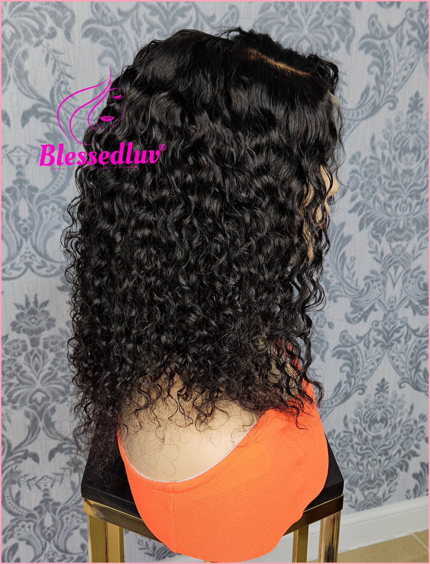 Lacey - Lacey - HD Lace Natural Curly Frontal Wig - Sale-WIG-Blessedluv.com-Brazilianweave.com