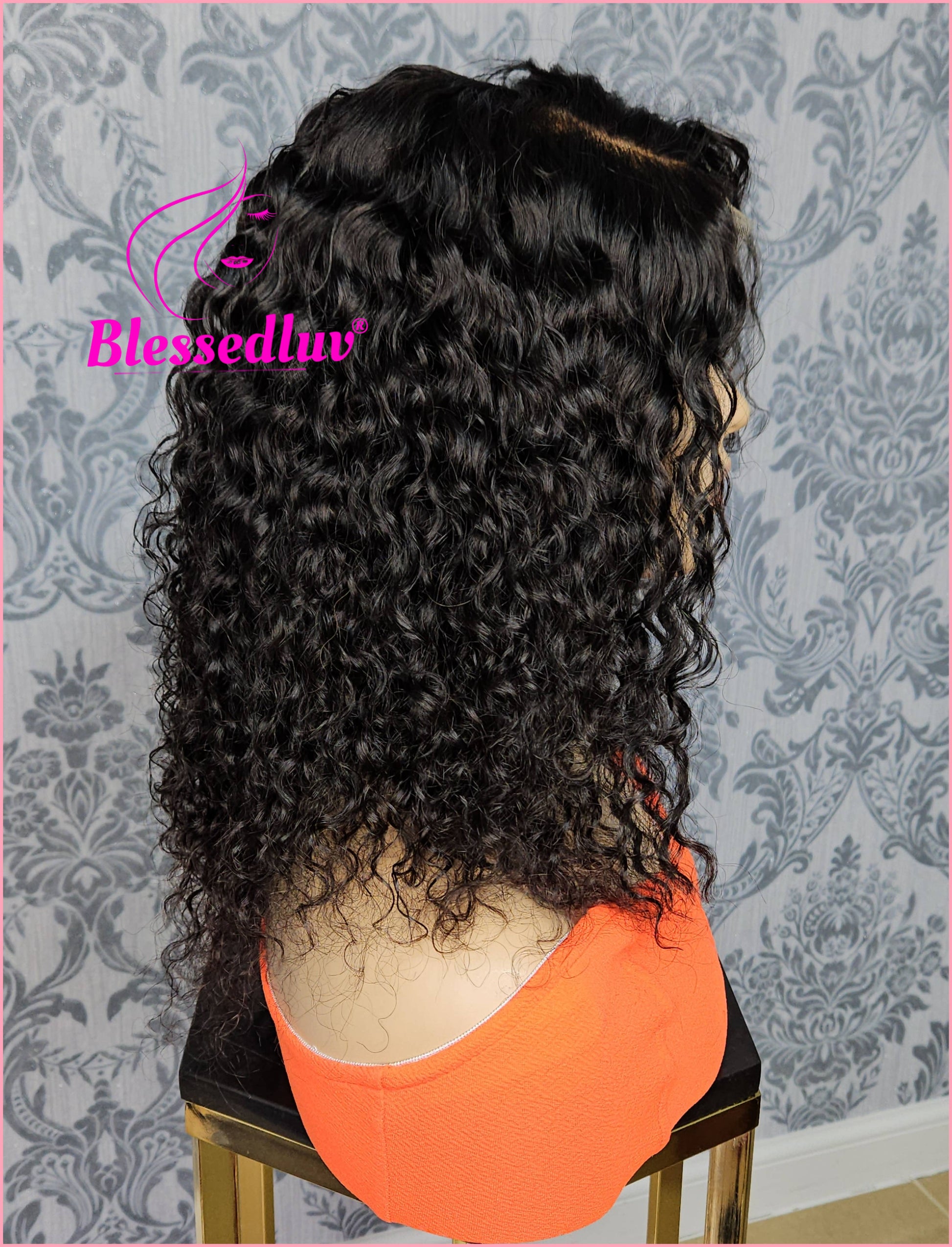 Lacey - Lacey - HD Lace Natural Curly Frontal Wig - Sale-WIG-Blessedluv.com-Brazilianweave.com