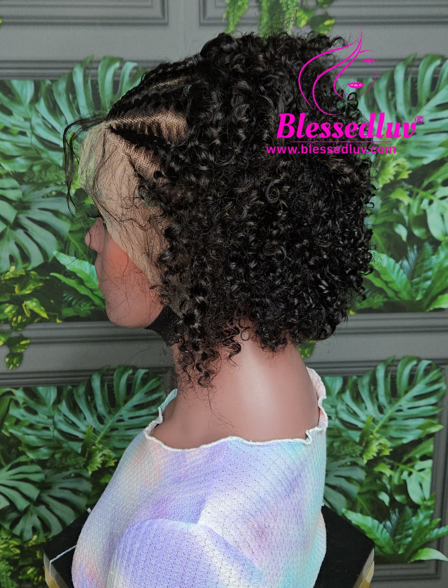 Imami - Braided Glueless Curly Frontal Wig - Affordable Collection-Wigs-www.blessedluv.com-Brazilianweave.com